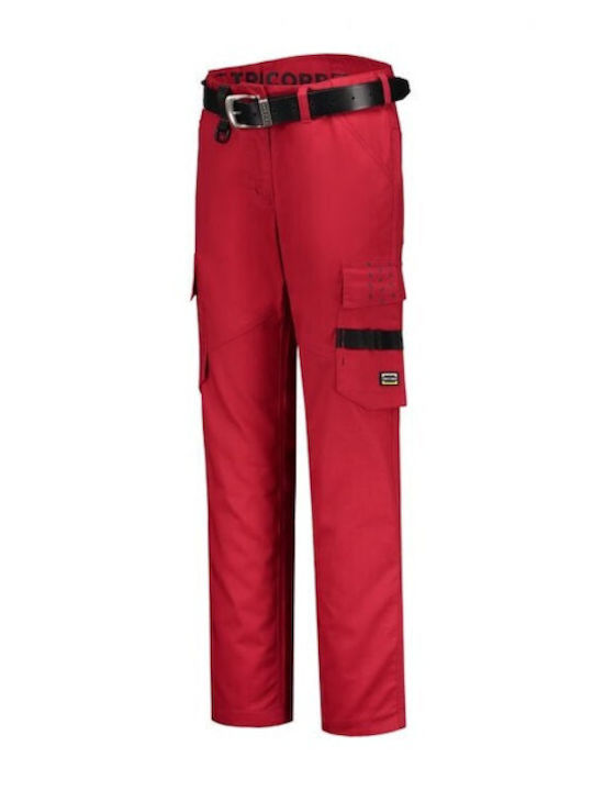 Tricorp Twill W Παντελόνι Εργασίας Κόκκινο
