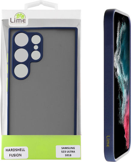 Lime Hardshell Camera Guard Umschlag Rückseite Kunststoff / Silikon Blue with Yellow Keys (Galaxy S23 Ultra)
