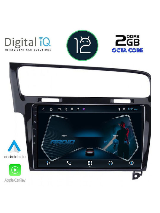 Digital IQ Ηχοσύστημα Αυτοκινήτου για VW Golf 2013-2020 (Bluetooth/USB/WiFi/GPS) με Οθόνη Αφής 10.1"