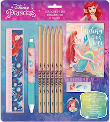 Διακάκης Ariel Kids Stationery Set with Pencil, Sharpener, Eraser and Ruler 11pcs