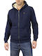 Cardigan With Hood Navy Blue