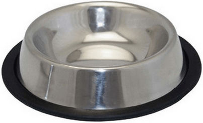 Happypet Metallic Bowl Water for Dog & Cat 600ml 16cm in Silver Color