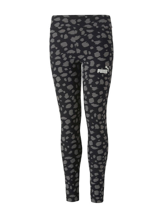 Kinder Leggings Sport Lang Schwarz