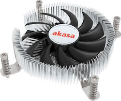 Akasa AK-CC6609EP01 Ψύκτρα Επεξεργαστή Low Profile για Socket 1700 Ασημί