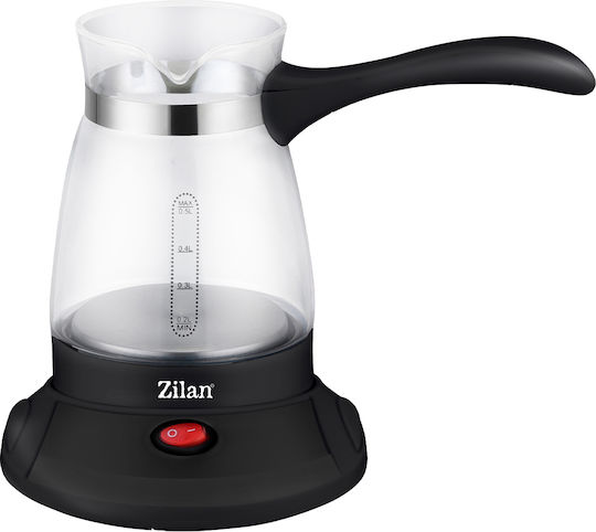 Zilan Ηλεκτρικό Μπρίκι 600W με Χωρητικότητα 500ml Διάφανο