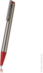 LAMY LOGO STEEL Ballpoint red