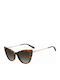 Moschino Women's Sunglasses with Brown Tartaruga Frame and Brown Gradient Lens MOL062/S 05L/HA