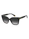 Polaroid Women's Sunglasses with Black Plastic Frame and Gray Gradient Polarized Lens PLD6192/S 807/WJ