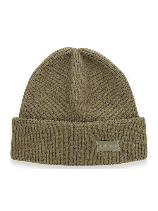 Beanie Γυναικείος Σκούφος Πλεκτός σε Χακί χρώμα