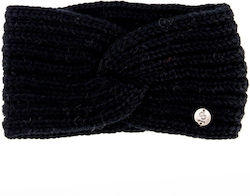 Sinner Morris Γυναικείο Headband Πλεκτό σε Μαύρο χρώμα