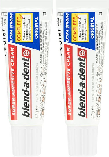 Blend-A-Dent Extra Strong Complete Original Στερεωτική Κρέμα 2x47gr
