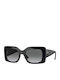 Vogue Women Sunglasses with Black Horn-Rimmed Frame and Grey Gradient Lens VO5481S W44/11