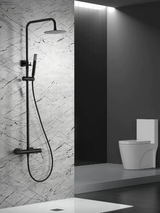 Imex Shower Column with Bathtub Mixer Gold