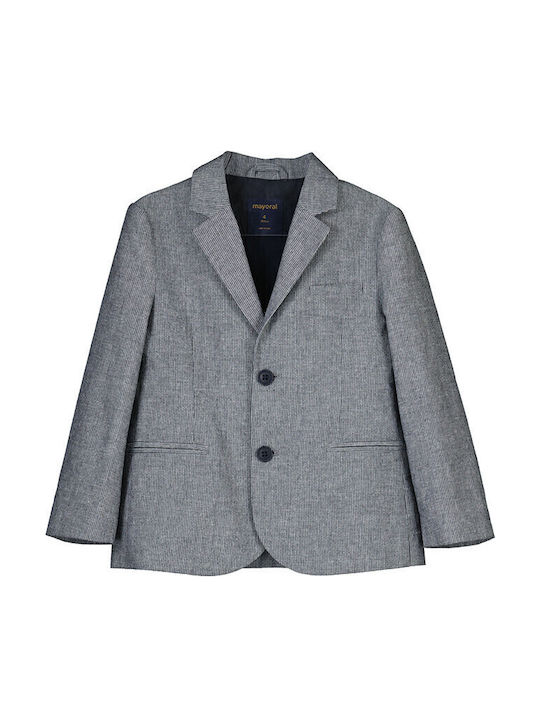 Mayoral Kids' Blazer Short Blue