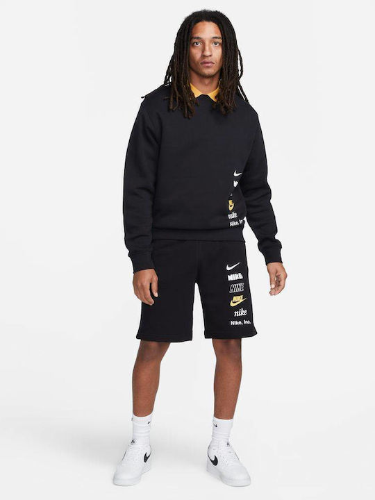 Nike Αθλητική Ανδρική Βερμούδα Μαύρη