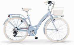 MBM Primavera 26" Γαλάζιο Ποδήλατο Πόλης MBM Primavera 26" Γαλάζιο Ποδήλατο Πόλης