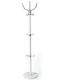General Trade Metallic Coat Rack White 600700 36.5x36.5x175cm