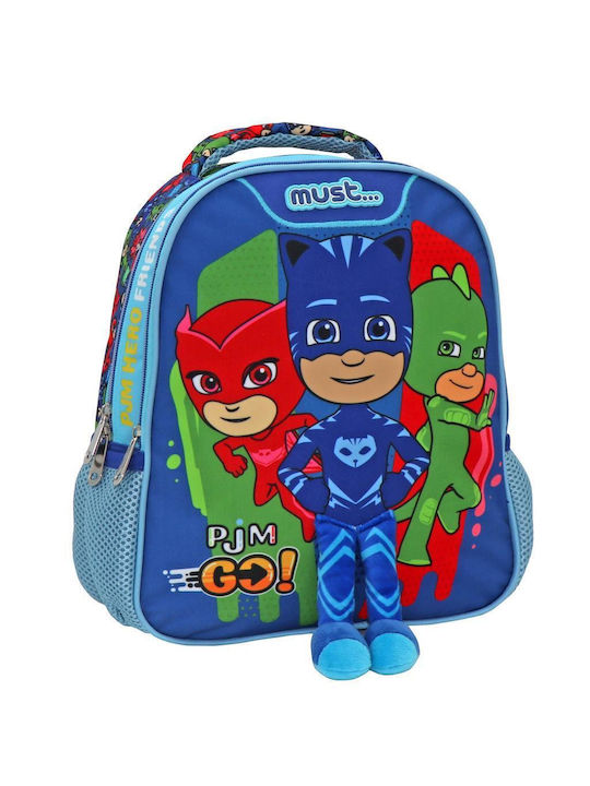 Must Pj Masks Go Ghiozdan Școlar de Spate Grădinița Multicolor