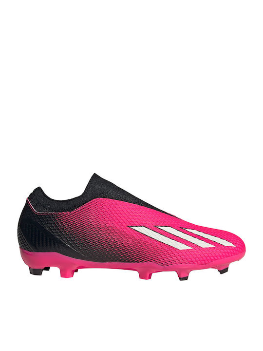 adidas X Speedportal 3 Football Shoes with Cleats Team Shock Pink 2 / Zero Metalic / Core Black