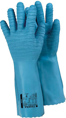 Ejendals Gloves for Work Blue Protection of Chemicals