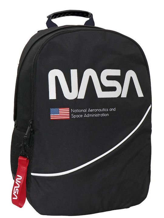 Must Nasa School Bag Backpack Elementary, Elementary in Black color