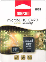Maxell X-series SDHC 16GB Clasa 10 cu adaptor
