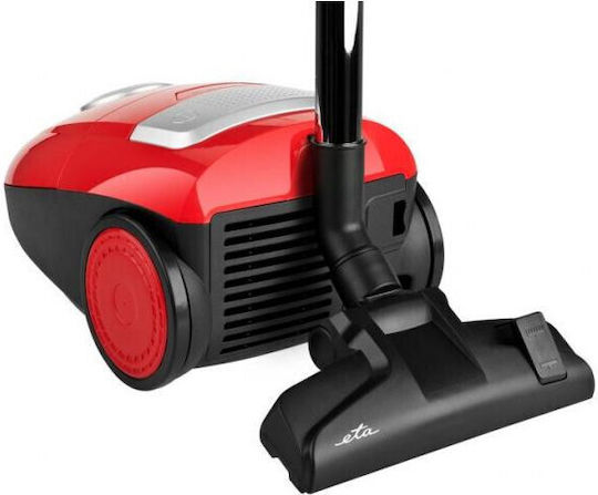 ETA Rubio Ηλεκτρική Σκούπα 850W με Κάδο 2lt Κόκκινη