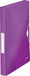 Leitz Plastic Cutie de Arhivare cu Elastic 25x3x33cm. Violet