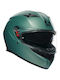 AGV K3 MPLK Full Face Helmet with Pinlock ECE 22.06 1500gr Matt Salvia Green 2118381001-015