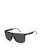 Carrera Men's Sunglasses with Black Plastic Frame and Black Lens 8060/S 003/IR