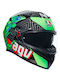 AGV K3 MPLK Kamaleon Black/Red/Green Motorradhelm Volles Gesicht ECE 22.06 1500gr