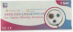 Reagen Sars-Cov-2 RSV & Flu A/B 1τμχ Διαγνωστικό Τεστ Ταχείας Ανίχνευσης Αντιγόνων Covid-19 & Γρίπης