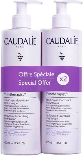 Caudalie Vinotherapist Moisturizing Body Lotion For All Skin Types 2x400ml