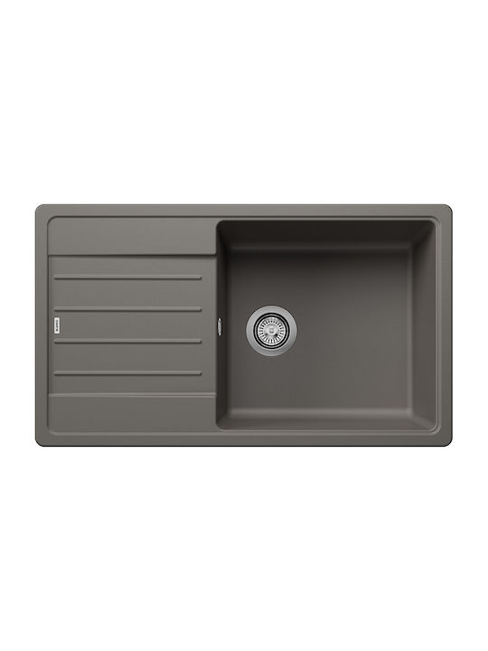 Blanco Legra XL 6 S 527274 Drop-In Chiuvetă din Granit Sintetic L86xW50cm Volcano Grey