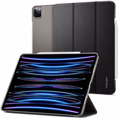 Spigen Liquid Air Folio Flip Cover Σιλικόνης Μαύρο (iPad Pro 2022 11'')