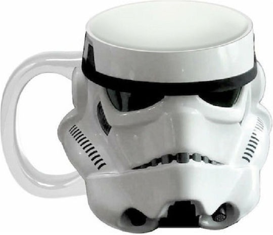 Paladone Star Wars - Stormtrooper Κούπα Κεραμική με Καπάκι Λευκή 400ml