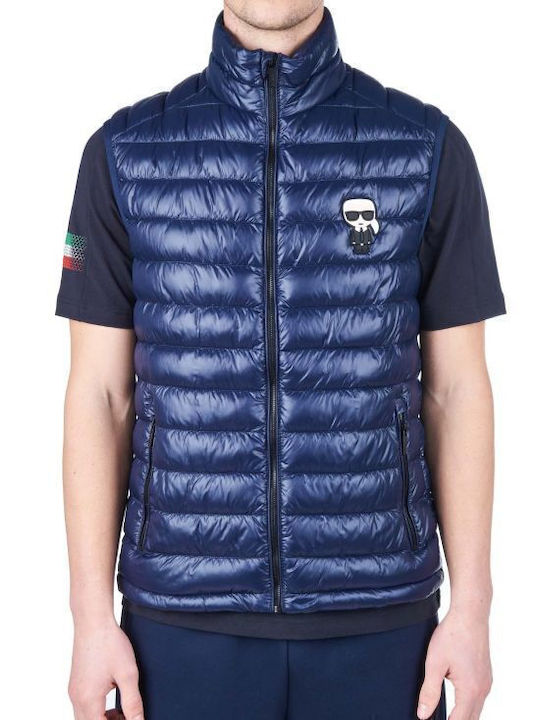Безръкавно Puffer Мъжко Яке Синьо
