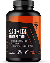 Trec Omega 3 + D3 Sport Edition Fish Oil 120 softgels Trec Omega 3 + D3 Sport Edition Fish Oil 120 softgels