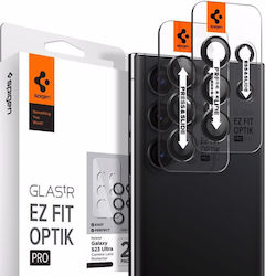 Spigen EZ Fit OPTIK.TR 2pcs Προστασία Κάμερας Tempered Glass Black για το Galaxy S23 Ultra