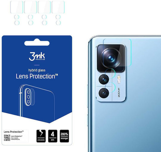 3MK 4τμχ Προστασία Κάμερας Tempered Glass Διάφανο για το Xiaomi 12T / 12T Pro