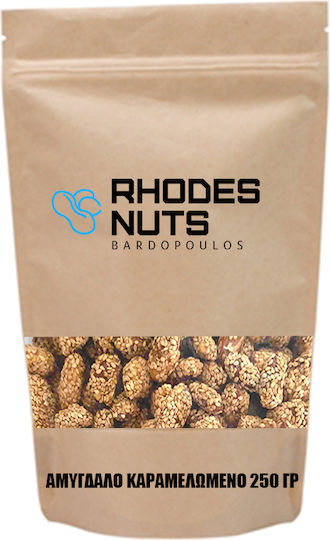 Rhodes Nuts Bardopoulos Almonds Caramelized Shelled 250gr