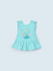 Mayoral Kids Dress Sleeveless Turquoise