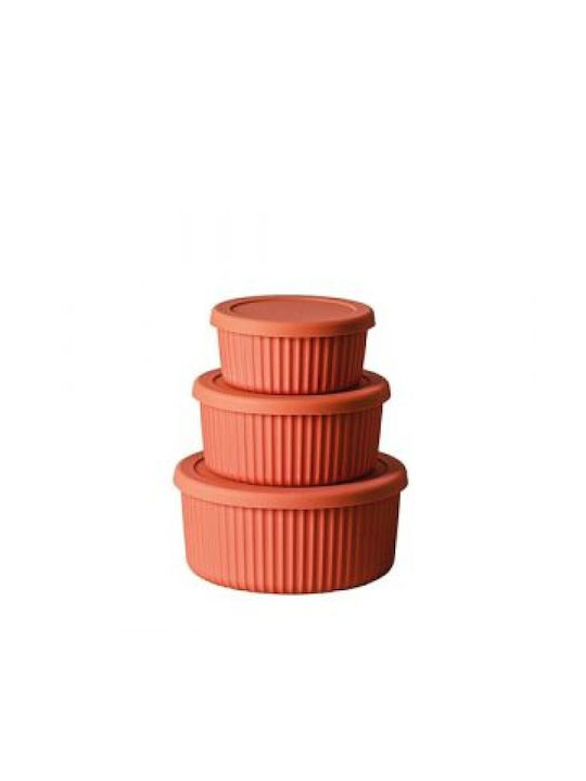 Chic Mic Σετ Δοχεία Φαγητού Πλαστικά Terracotta...