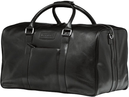 dbramante1928 Aalborg Weekender Σακ Βουαγιάζ Μαύρο από Δέρμα Μ52xΠ28xΥ29εκ.