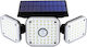 Superfire Επιτοίχιο Ηλιακό Φωτιστικό 22W 300lm IP54 26x10x14εκ.