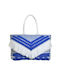 Inart Fabric Beach Bag with Wallet Blue