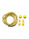 Marbet Shoelaces Elastic Yellow 2pcs 120cm