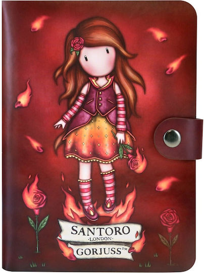 Santoro Fire In My Heart Notizblock 200 Blätter Geregelt Rosa