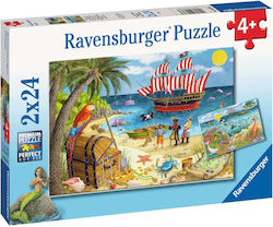 Детски Пъзел Pirates and Mermaids за 4++ Години 48бр Ravensburger