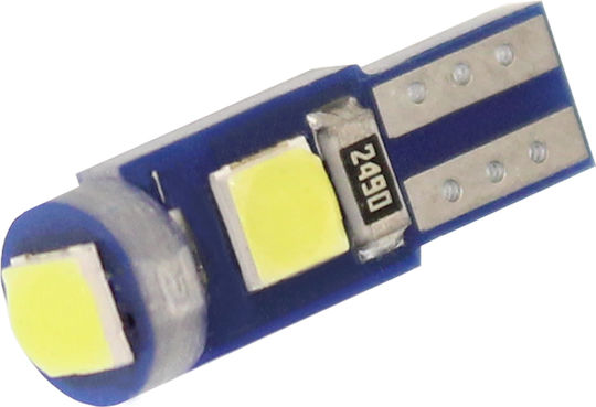 Carsun Λάμπα Αυτοκινήτου T5 LED 6000K Ψυχρό Λευκό 12V 1.5W 1τμχ